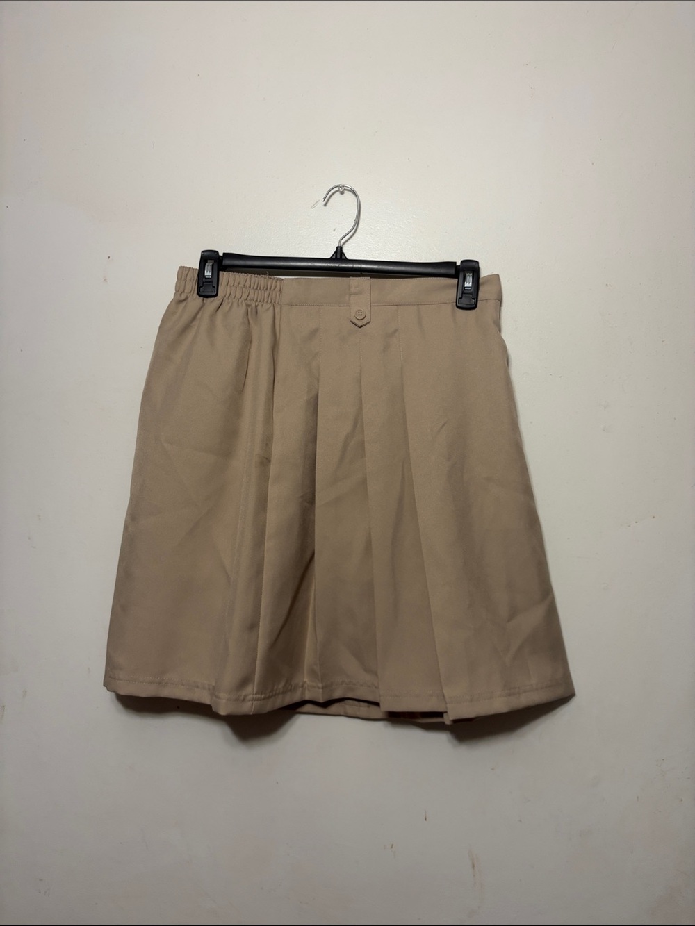 Izod Khaki Pleated Girls' School Skort